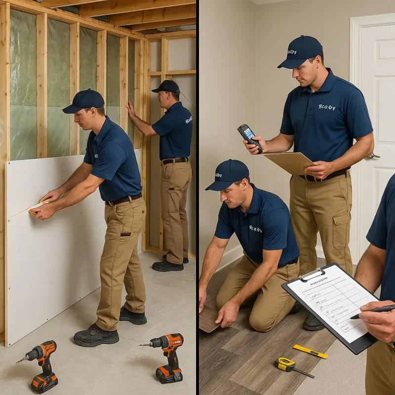Repairs and Reconstruction process in DeWitt County, TX